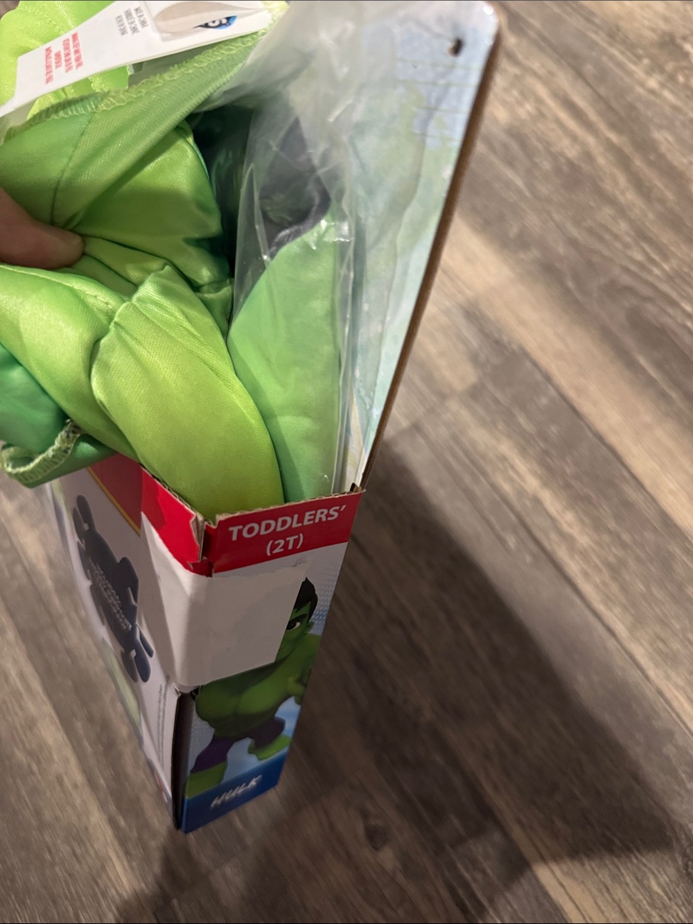 Marvel Hulk Toddlers Halloween Costume Green and Purple 2T - Picture 4 of 4